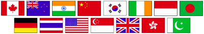 Telsim interational call to15 Countries with Flags